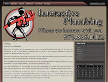 Tablet Screenshot of interactiveplumbing.com